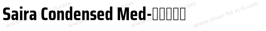 Saira Condensed Med字体转换